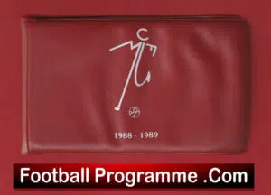 Manchester United Man Utd Season Ticket Book LMTB 1988 1989