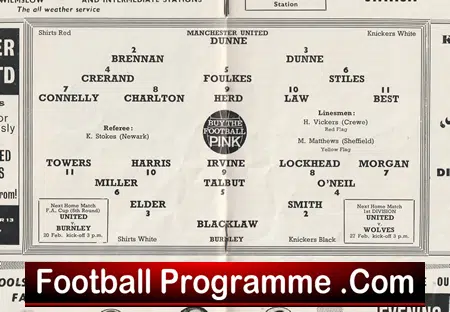 Manchester United v Burnley 1965 - Man Utd - Image 3