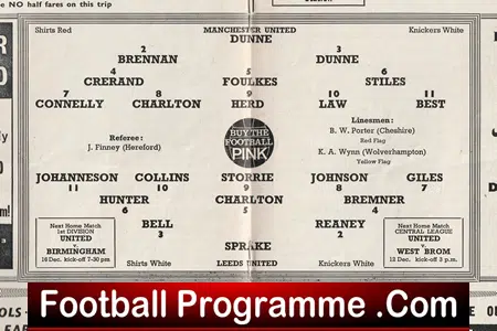 Manchester United v Leeds United 1964 - Man Utd - Image 3