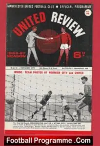 Manchester United v Norwich City 1967 – FA Cup Man United