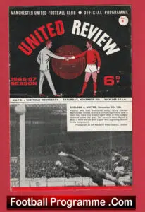 Manchester United v Sheffield Wednesday 1966 – Man United