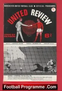 Manchester United v Sheffield United 1966 – 1960s