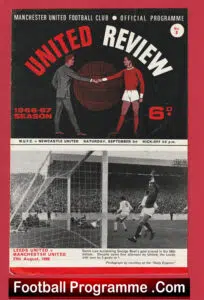 Manchester United v Newcastle United 1966 – 1960s