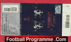 Barcelona v Manchester United 2011 – Champions League Final Ticket