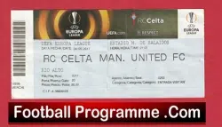 Celta Vigo v Manchester United 2017 – Europa Cup Ticket Spain