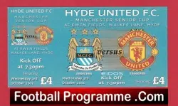 Manchester City v Manchester United 2001 – Senior Cup Match Ticket