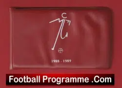 Manchester United Man Utd Season Ticket Book LMTB 1988 1989