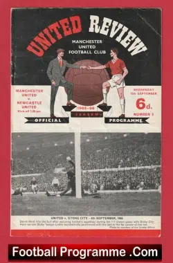 Manchester United v Newcastle United 1965