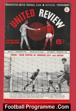 Manchester United v Norwich City 1967 – FA Cup Man United