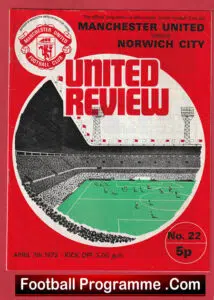 Manchester United v Norwich City 1973 – Denis Law Last Game