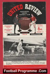 Manchester United v Nottingham Forest 1964 – Man Utd