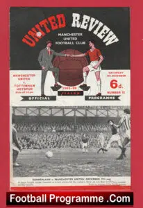 Manchester United v Tottenham 1965 – Man Utd Spurs – Man United