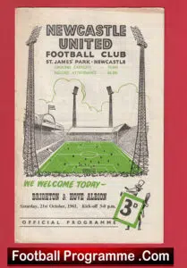 Newcastle United v Brighton 1961
