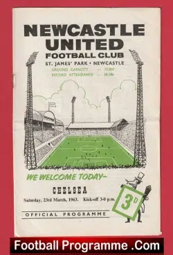 Newcastle United v Chelsea 1963