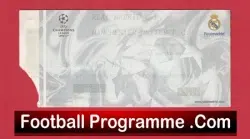 Real Madrid v Manchester United 2003 – Match Ticket Spain