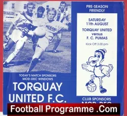 Torquay United v FC Pumas 1990 – Pre Season Friendly