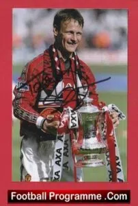 Manchester United Teddy Sheringham Autographed Signed