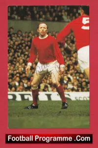 Manchester United Nobby Stiles Autographed Signed