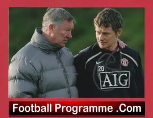 Manchester United Ole Gunnar Solskjaer Autographed Signed