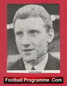 Manchester United Carlo Sartori Autographed Signed