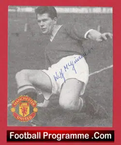Manchester United Wilf McGuinness Autographed Signed