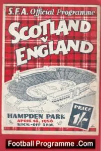 Scotland v England 1956 – Duncan Edwards