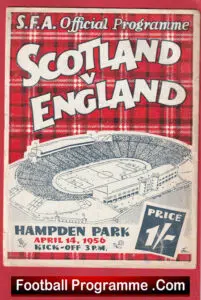 Scotland v England 1956 – Duncan Edwards