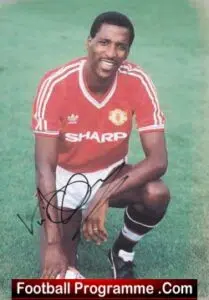 Manchester United Viv Anderson Signed Autograph Picture Man Utd