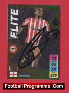 Brentford Ivan Toney Autographed Signed Football Card