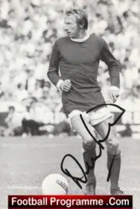 Manchester United Denis Law Autographed Signed Picture