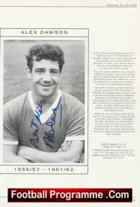 Manchester United Alex Dawson Autographed Signed Picture