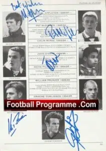 Manchester United Multi Signed Autographed Picture