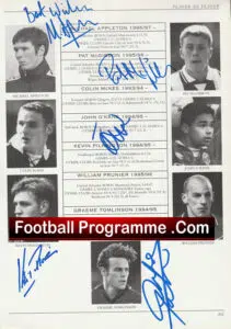 Manchester United Multi Signed Autographed Picture
