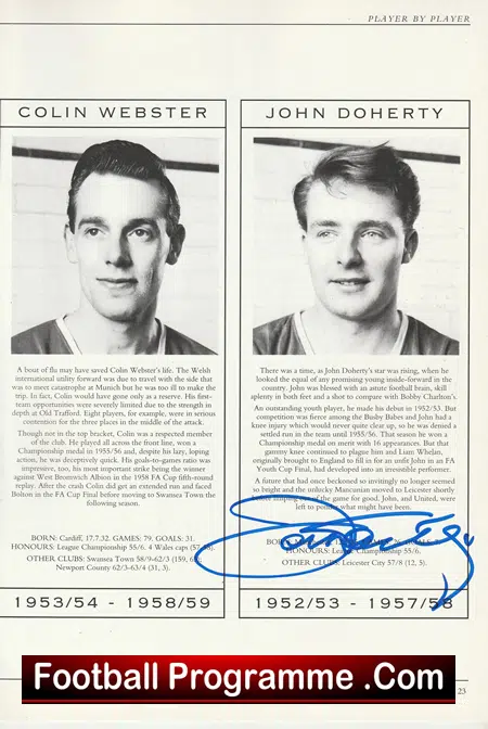 Manchester United John Doherty Signed Autographed Picture - Image 2