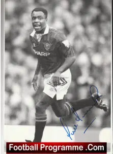 Manchester United Paul Parker Signed Autographed Picture