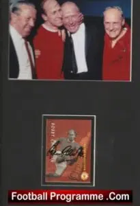 Manchester United England Bobby Charlton Autographed Signed Card