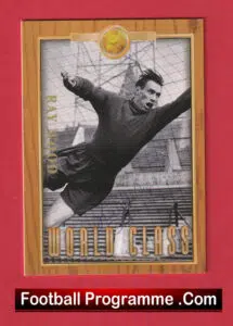 Manchester United Ray Wood Autographed Signed Football Card