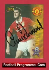 Manchester United Gary Pallister Autographed Signed Football Card