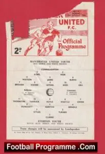 Manchester United v Everton 1966 – Youth Match + Brian Kidd