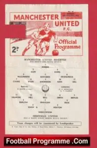 Manchester United v Sheffield United 1966 – Reserves Match + Brian Kidd