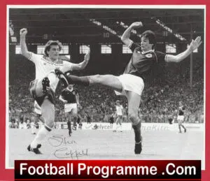 Manchester United Steve Coppell Signed Autographed Picture