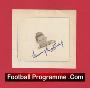 Manchester United Tommy Astbury Signed Autograph 1938 – 1955