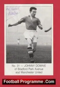 Manchester United Johnny Downie Signed Autographed Picture