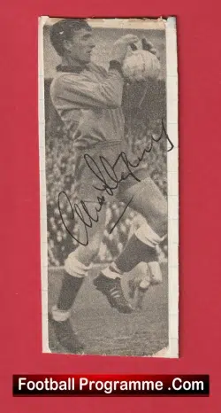 Manchester United Alex Stepney Signed Autograph Picture
