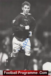 Manchester United Nicky Butt Signed Autographed Picture