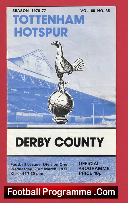 Tottenham Hotspur v Derby County 1977 - Image 2