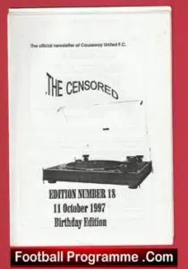 Causeway United v Wake Green Arms 1997