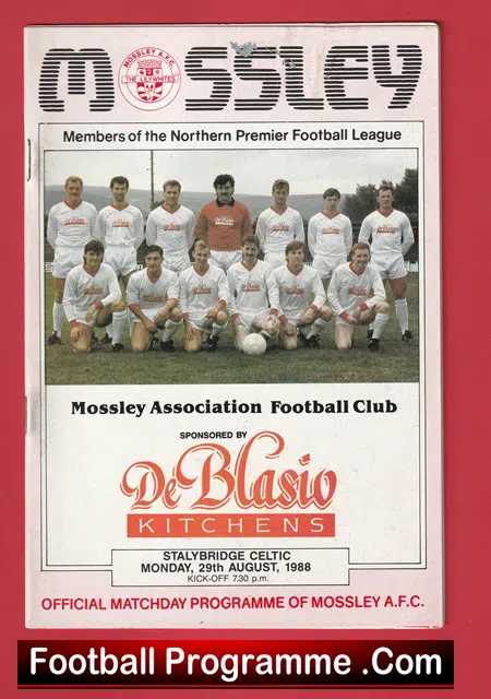 Mossley v Stalybridge Celtic 1988 - Image 2
