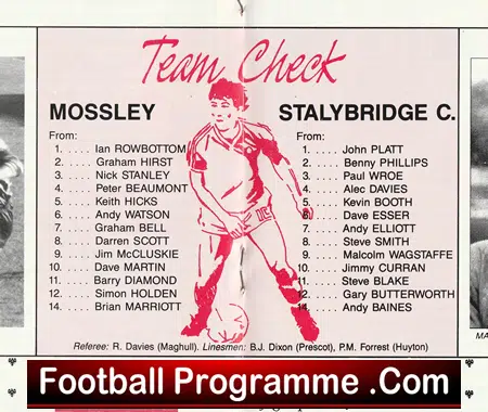 Mossley v Stalybridge Celtic 1988 - Image 3