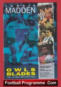 Lawrie Madden Testimonial Benefit Game Sheffield Wednesday 1990
